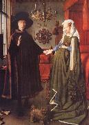 Jan Van Eyck Giovanni Aronolfini und seine Braut Giovanna Cenami USA oil painting reproduction